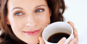 Woman with Coffee Cup